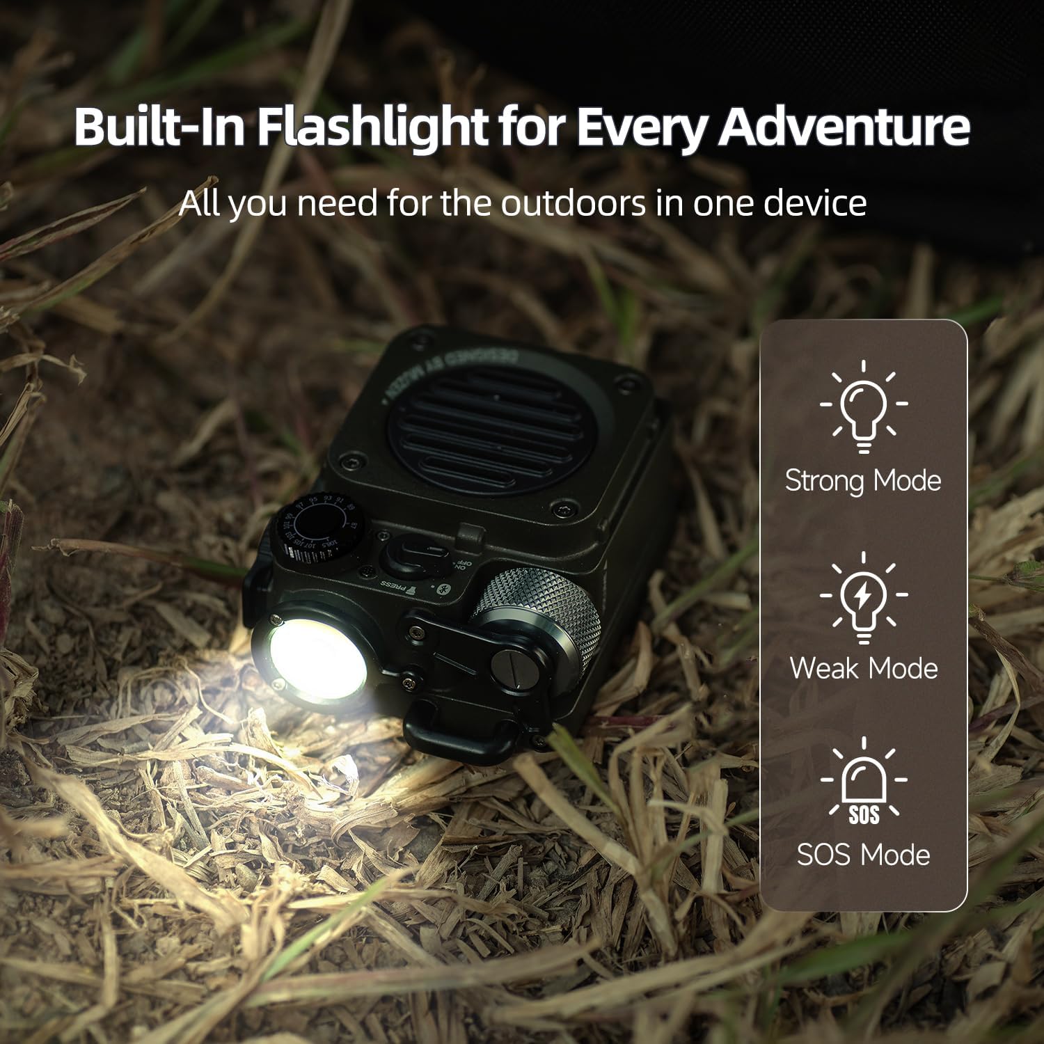 MUZEN Wild Mini 3.0 – tragbarer Bluetooth-Lautsprecher für den Außenbereich