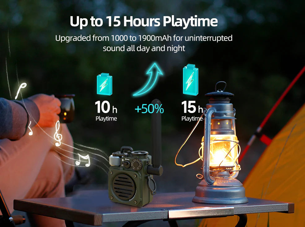 MUZEN Wild Mini 3.0 – tragbarer Bluetooth-Lautsprecher für den Außenbereich